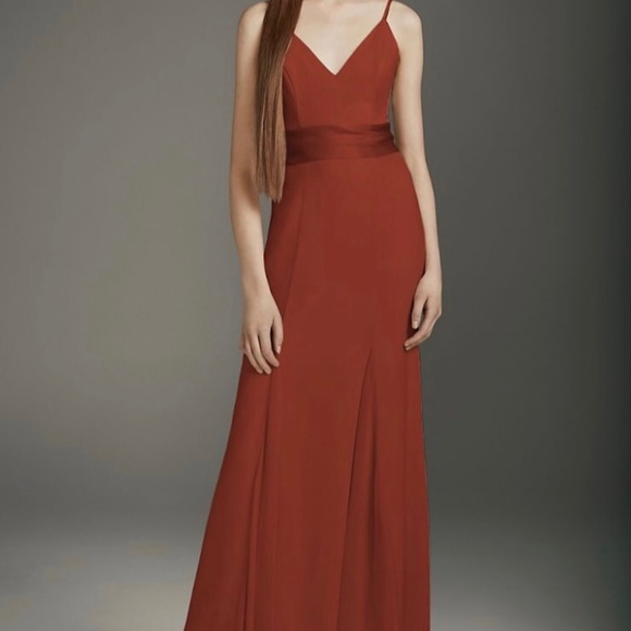 Vera Wang Bridesmaid Dress from David’s Bridal in Cinnamon - Picture 1 of 4